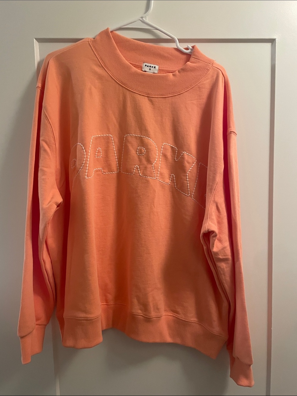 Parker Coral-Orange Crewneck Sweatshirt - Target Collab